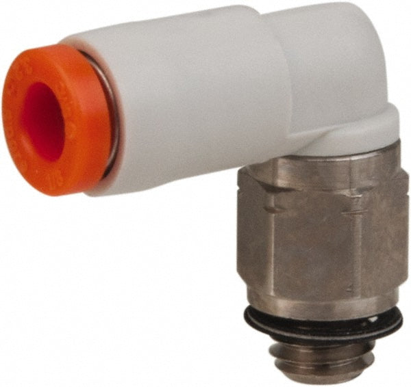SMC Pneumatics KQ2L03-32N Push-to-Connect Push-to-Connect Fitting Elbow, #10-32 Thread, UNF, 5/32" OD