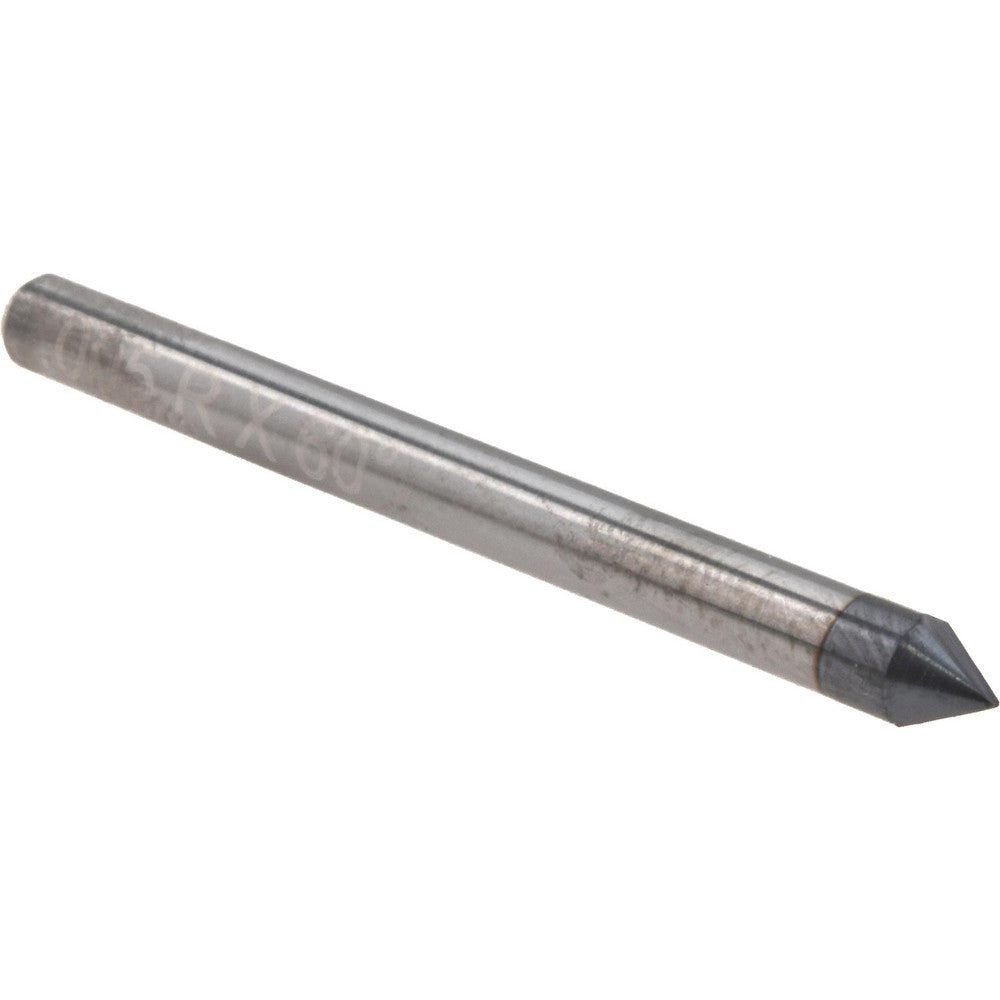 Harvey Tool 860008-C6 Engraving Cutter 60 &deg, 1/8" Dia, Tip Radius Point, Solid Carbide