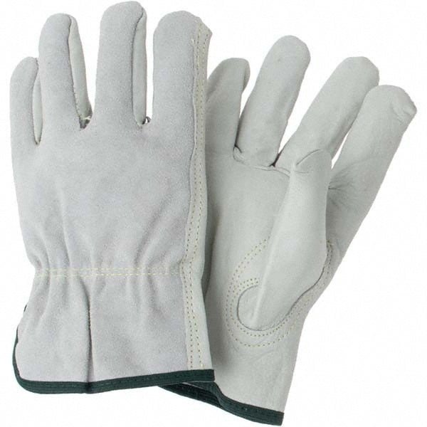 MCR Safety 32057M Size M Leather Abrasion Protection Work Gloves