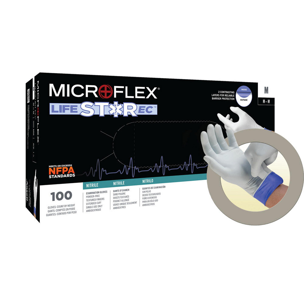 Ansell LSE-104-XL Disposable Gloves Size X Large, Nitrile, General Purpose & Medical Grade, Powder-Free, No
