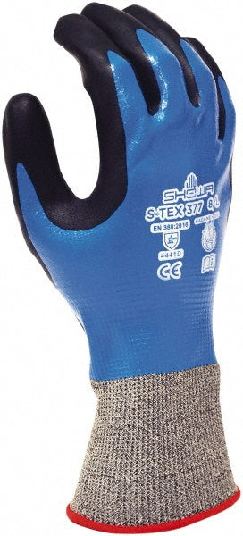 SHOWA S-TEX377M-07 Cut & Abrasion-Resistant Gloves Size M, ANSI Cut A4, Foam Nitrile, Synthetic