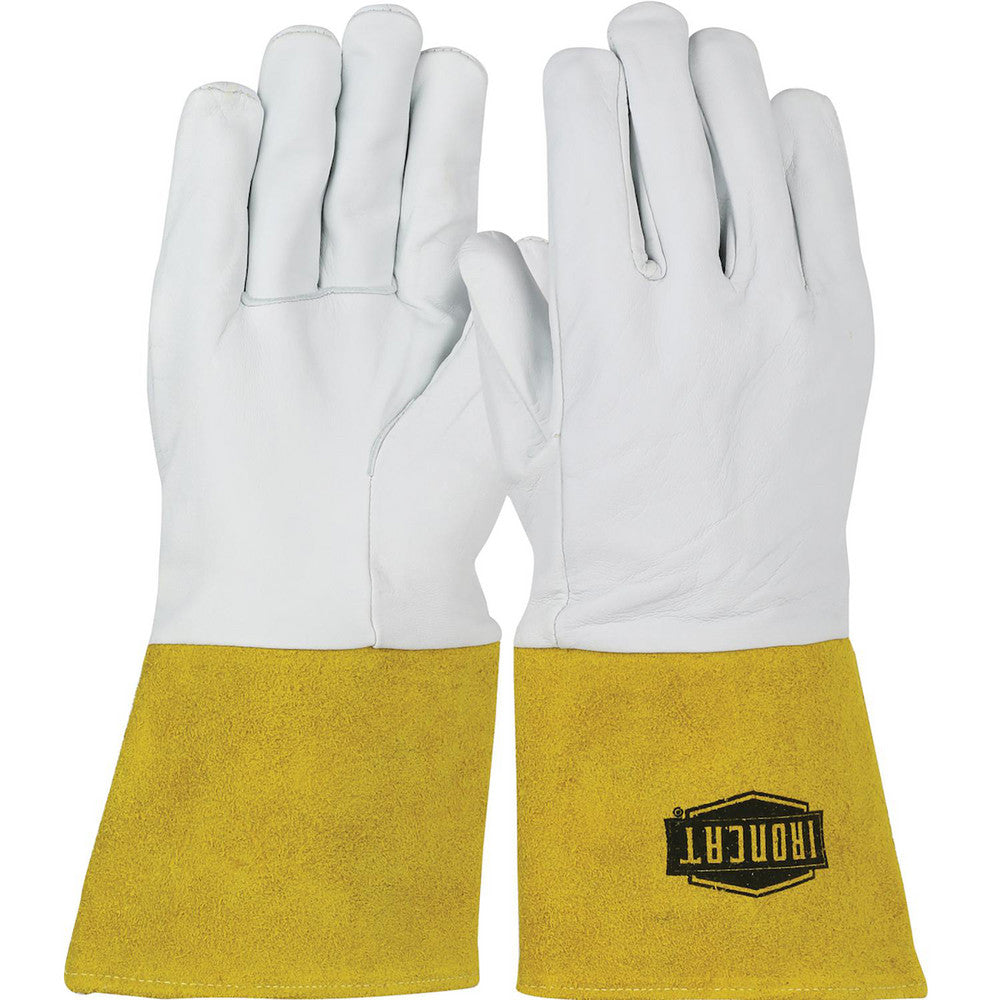 PIP 6141/M Welding Gloves Ironcat 6141, Size Medium, Uncoated-Coated, Pair, for TIG