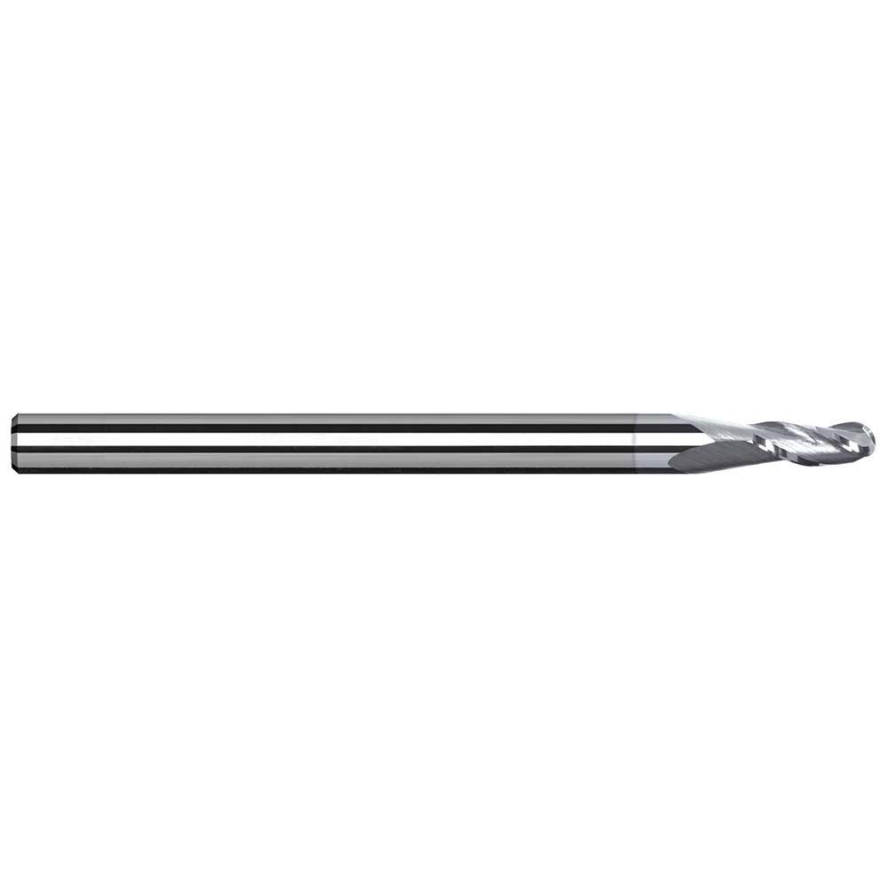 Harvey Tool 958232-C8 Ball End Mill 1/2" Dia, 3/4" LOC, 3 Flute, Solid Carbide