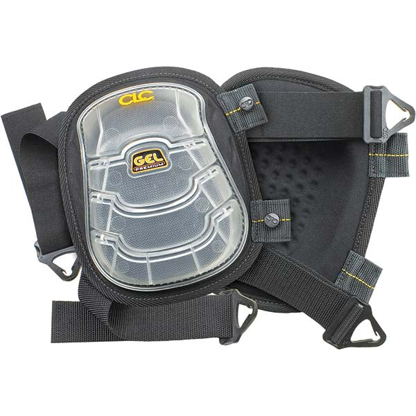 CLC 376 Knee Pad 2 Strap, Rubber Cap, Buckle Closure, Universal