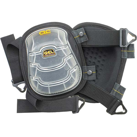 CLC 376 Knee Pad 2 Strap, Rubber Cap, Buckle Closure, Universal