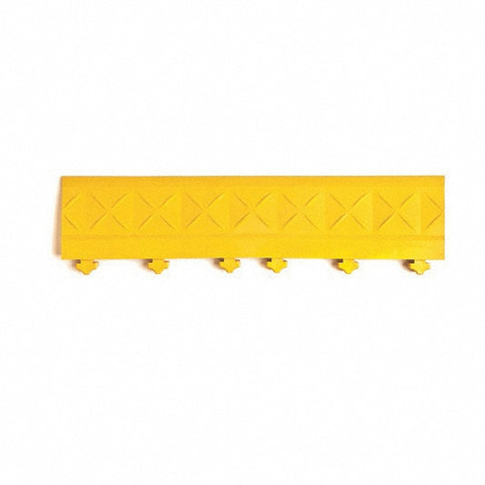 Ergo Advantage A4-Y Anti-Fatigue Modular Tile Mat Dry Environment, 18" Length, 4" Wide, 1" Thick, Yellow