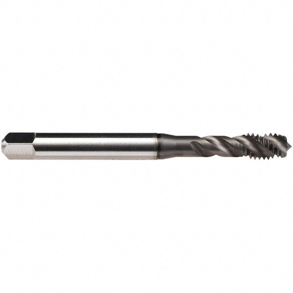 Emuge BU51C410.5637 #10-32 UNF, 4 Flute, 45&deg Helix, Bottoming Chamfer, GLT-1 Finish, High Speed Steel Spiral Flute STI Tap