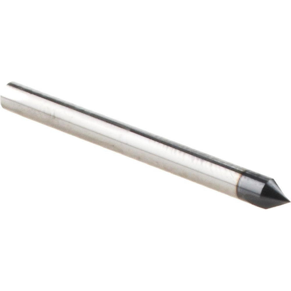 Harvey Tool 866708-C6 Engraving Cutter 60 &deg, 1/8" Dia, 0.005" Tip Dia, Tipped Off Point, Solid Carbide