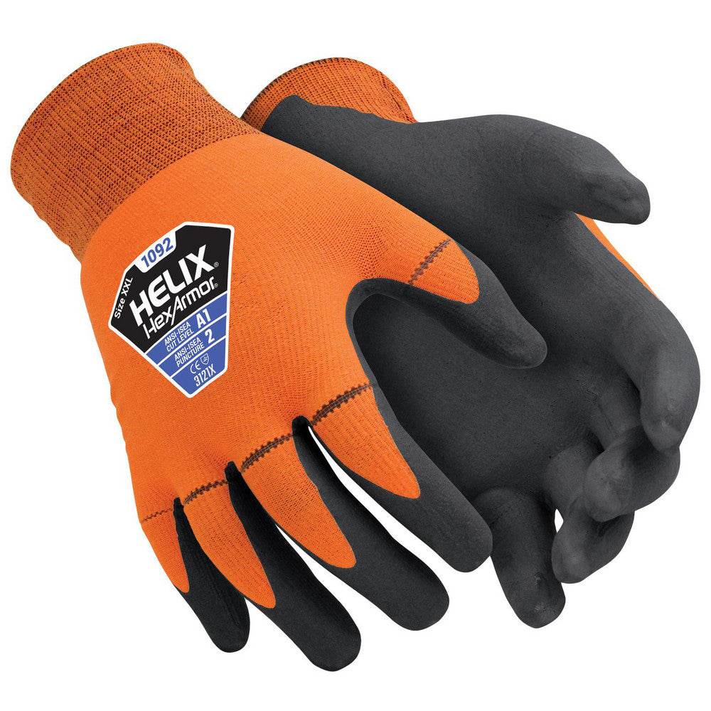 HexArmor 1092-XS (6) Cut, Puncture & Abrasion-Resistant Gloves HexArmor® Helix, Size X-Small, ANSI Cut A1, ANSI Puncture 2, Nitrile, Nylon