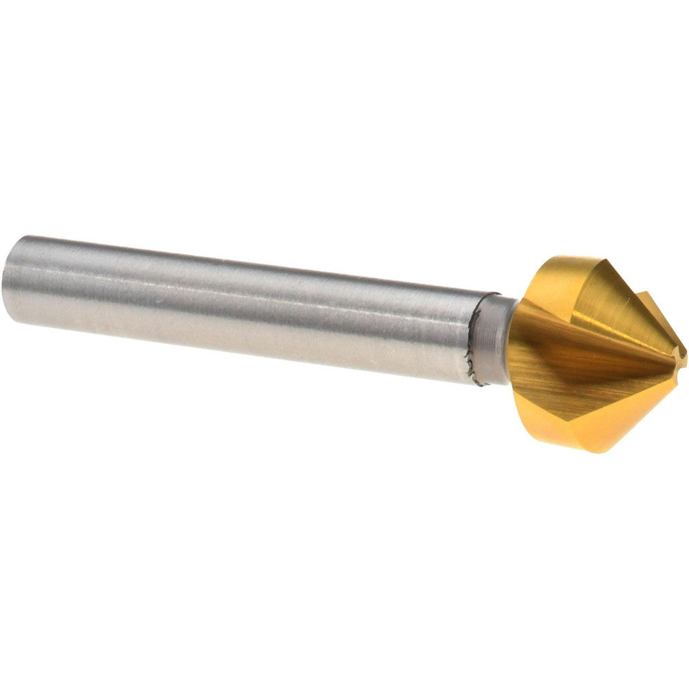 Magafor 84483112700 Countersink 1/2" Head Dia, 90.00 deg Included Angle, 3 Flute, Cobalt Steel, Right Hand Cut