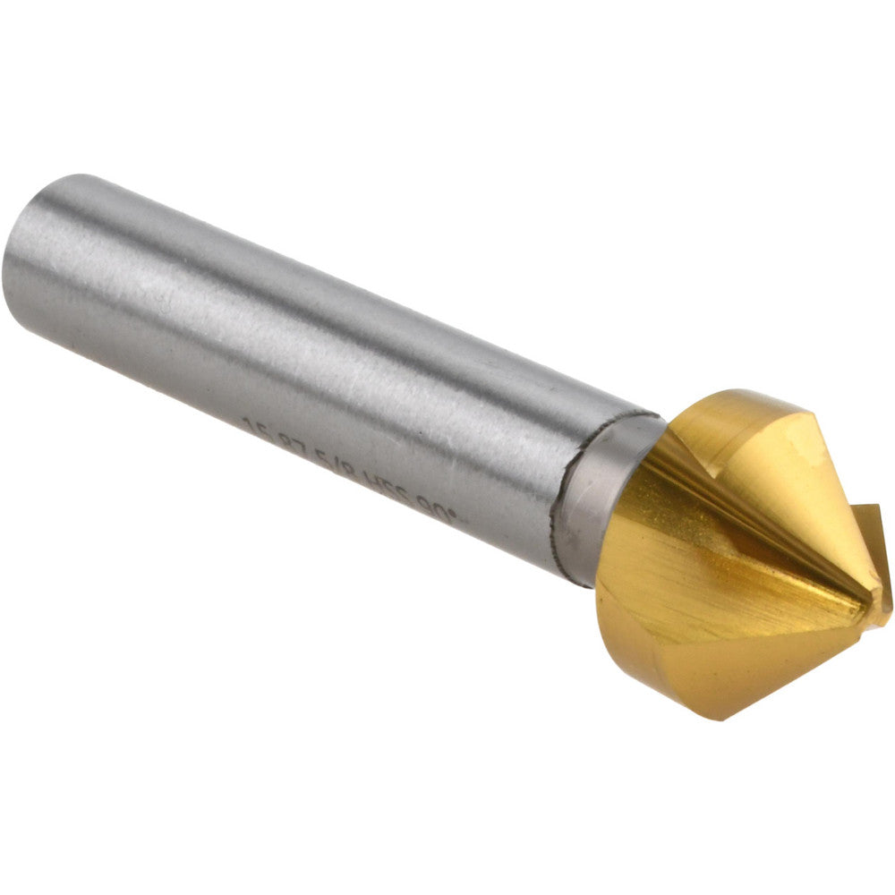 Magafor 84483115870 Countersink 5/8" Head Dia, 90.00 deg Included Angle, 3 Flute, Cobalt Steel, Right Hand Cut