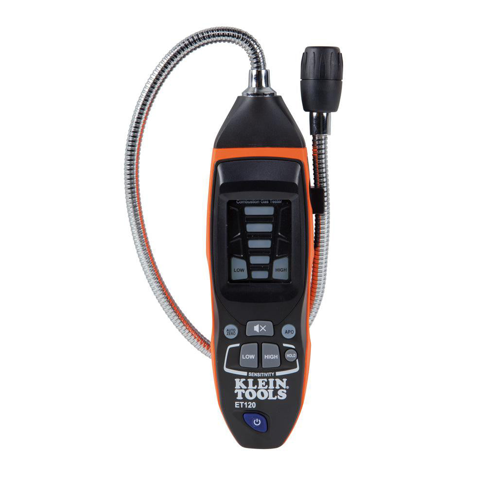 Klein Tools ET120 Audible, Visual Alarm, LED Display, Combustible Gas Leak Detector
