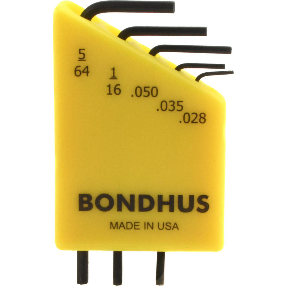 Bondhus Clamshell 12243 5 Piece, L-Key Hex Key Set