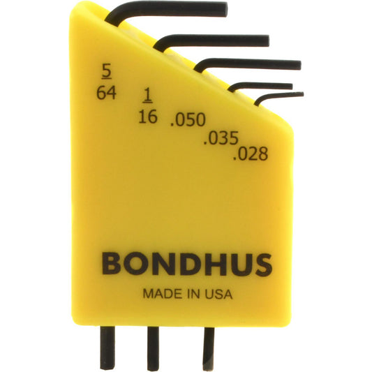 Bondhus Clamshell 12243 5 Piece, L-Key Hex Key Set