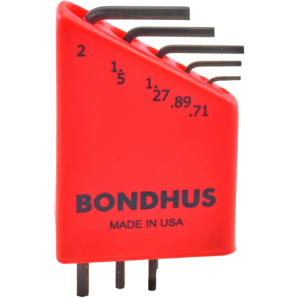 Bondhus Clamshell 12242 5 Piece, L-Key Hex Key Set