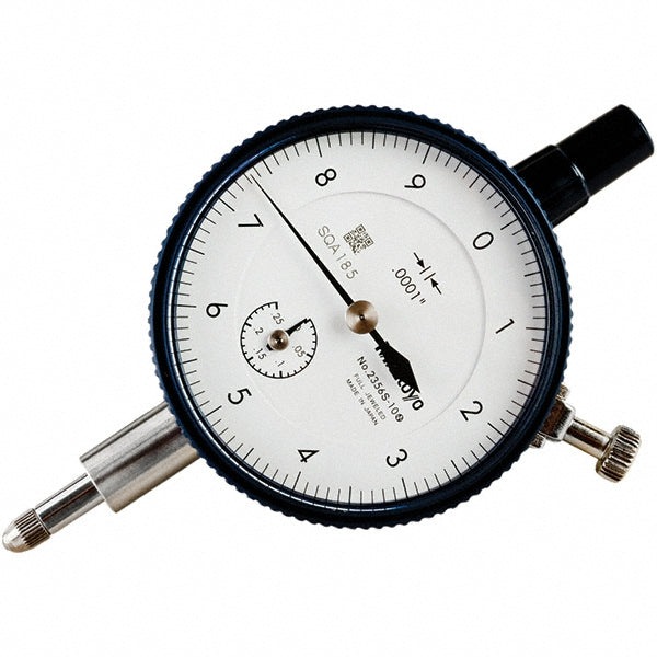 Mitutoyo 2356A-10 Dial Drop Indicator 0.2500" Max Measurement, 0-10 Dial Reading, 0.000100" Accuracy