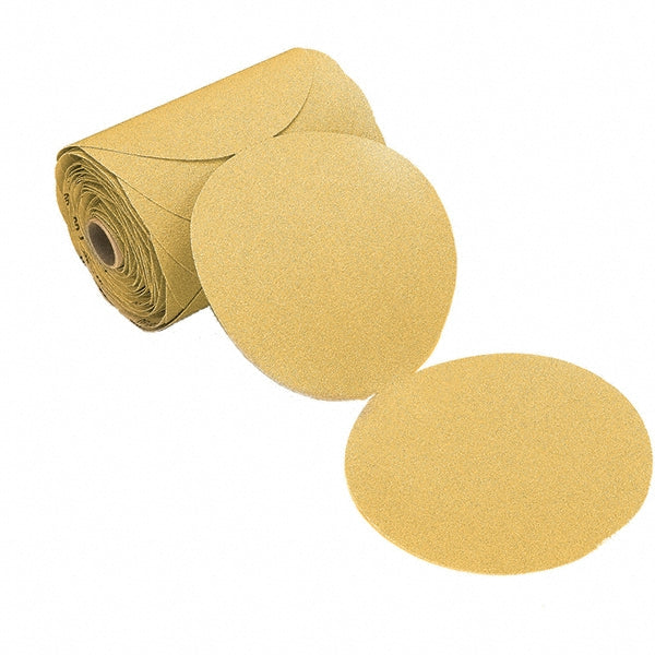 Mirka 23-342-180 PSA Disc Roll 6" Disc Dia, 180 Grit, Aluminum Oxide