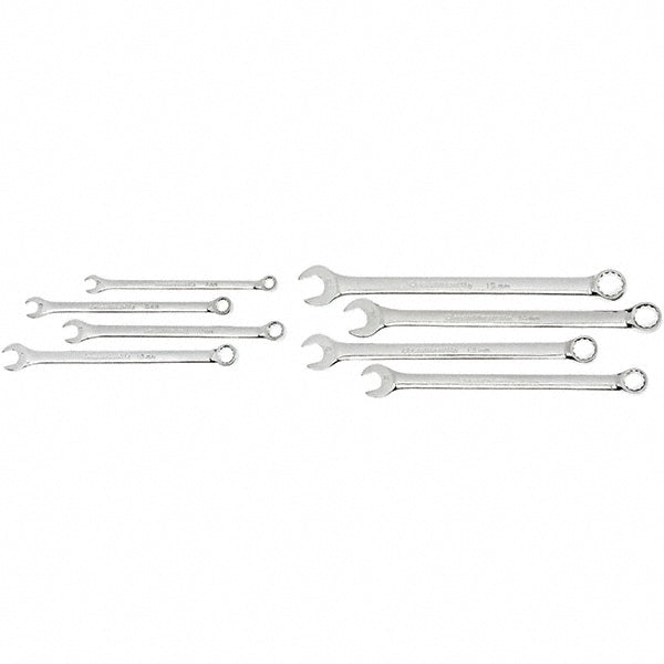 GEARWRENCH 81932 Combination Wrench 9 Pc, 10 mm, 11 mm, 12 mm, 13 mm, 14 mm, 15 mm, 7 mm, 8 mm & 9 mm Wrench, Metric
