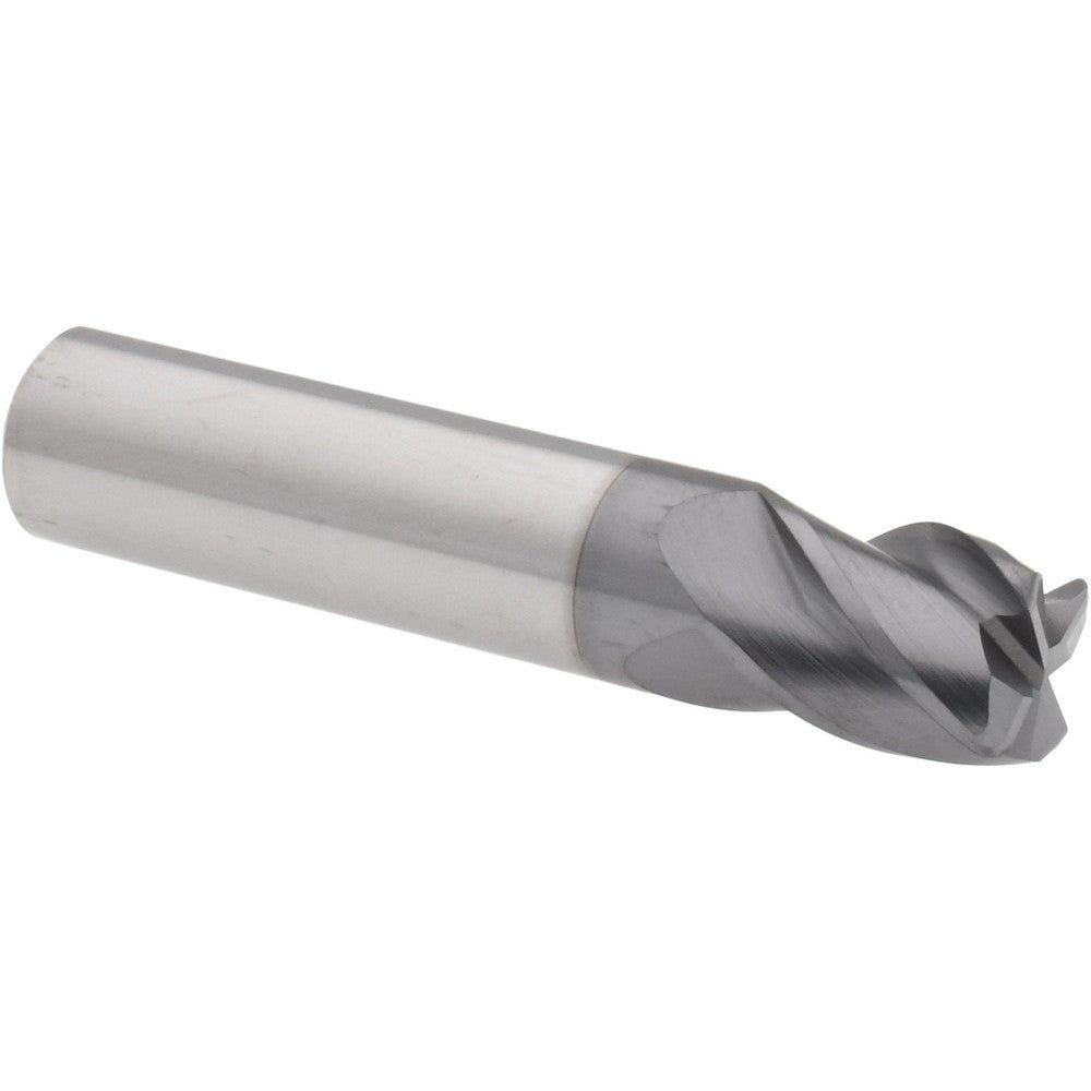 Accupro 310273 Corner Radius End Mill 1/2" Dia, 5/8" LOC, 38 deg Helix, Corner Radius End, Centercutting Series HS