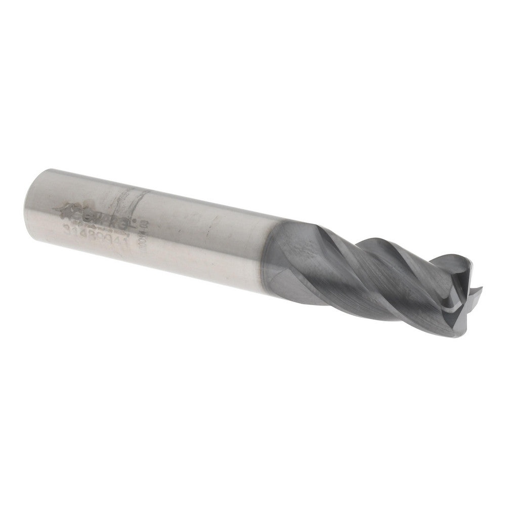 Accupro 95170107 Corner Radius End Mill 7/16" Dia, 7/8" LOC, 38 deg Helix, Corner Radius End, Centercutting Series HS