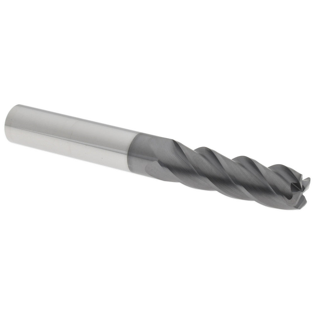 Accupro 310240 Corner Radius End Mill 3/8" Dia, 1-1/4" LOC, 38 deg Helix, Corner Radius End, Centercutting Series HS