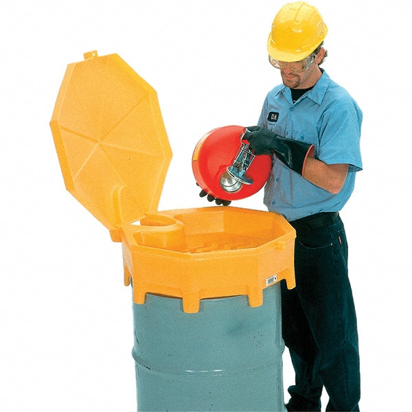 UltraTech 0499 11" High x 29" Diam, Polyethylene, Funnel with Cover