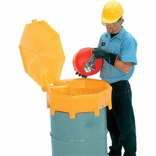 UltraTech 0499 11" High x 29" Diam, Polyethylene, Funnel with Cover