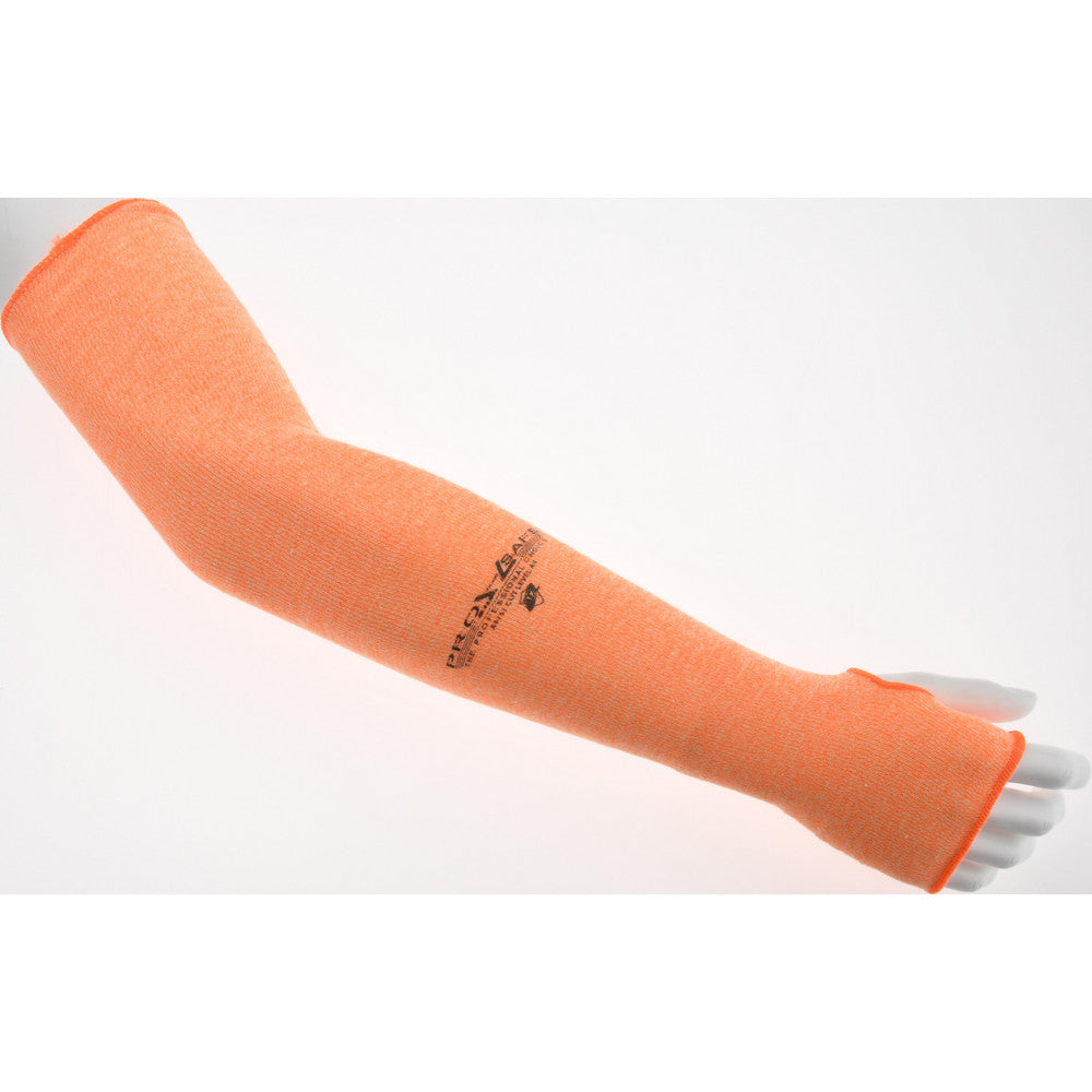 PRO-SAFE SLA-ULHVCM-24T Cut-Resistant Sleeves Size Universal, ATA, High-Visibility Orange, ANSI Cut A4