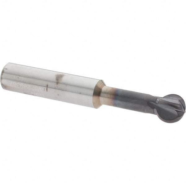 Accupro 31539612 Undercutting End Mill 3/8" Dia, 4 Flute, Solid Carbide