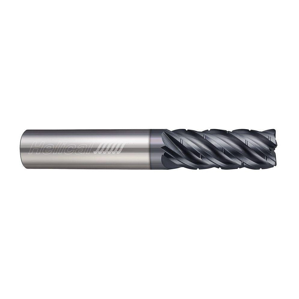 Helical Solutions 59406 Corner Radius End Mill 1/2" Dia, 1-1/4" LOC, 0.0300" Radius, 5 Flute, Solid Carbide