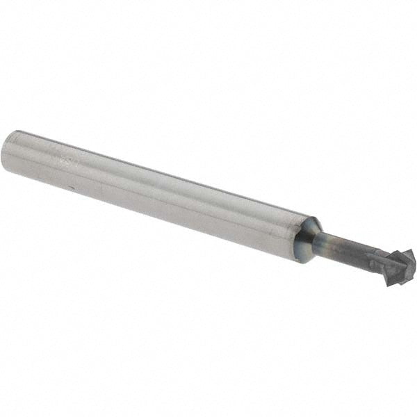 Accupro 31545726 Double Angle Milling Cutter 90 &deg, 3/16" Cut Dia, 0.093" Cut Width, 3/16" Shank Dia, Solid Carbide