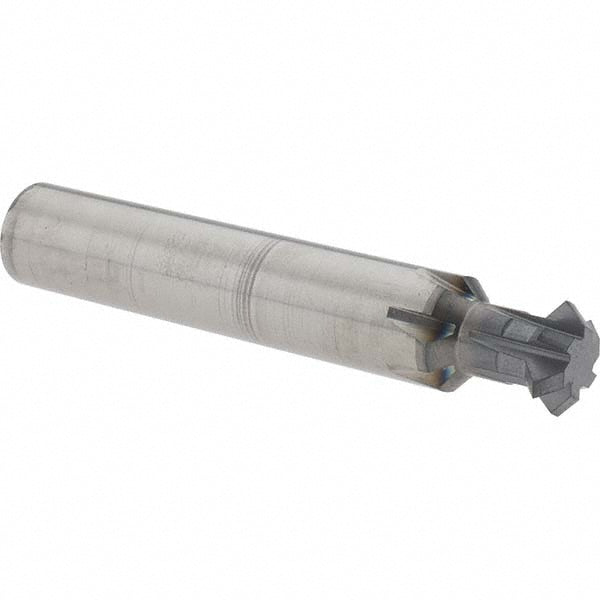 Accupro 31553704 Double Angle Milling Cutter 90 &deg, 1/2" Cut Dia, 0.187" Cut Width, 1/2" Shank Dia, Solid Carbide