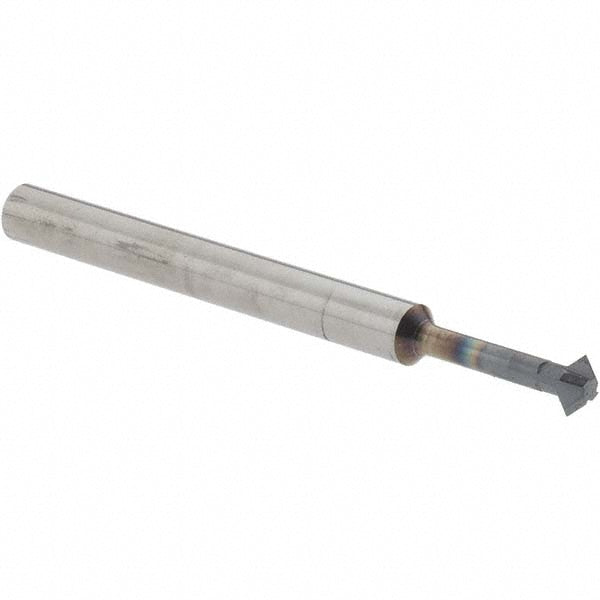 Accupro 31586829 Double Angle Milling Cutter 90 &deg, 1/8" Cut Dia, 0.062" Cut Width, 1/8" Shank Dia, Solid Carbide