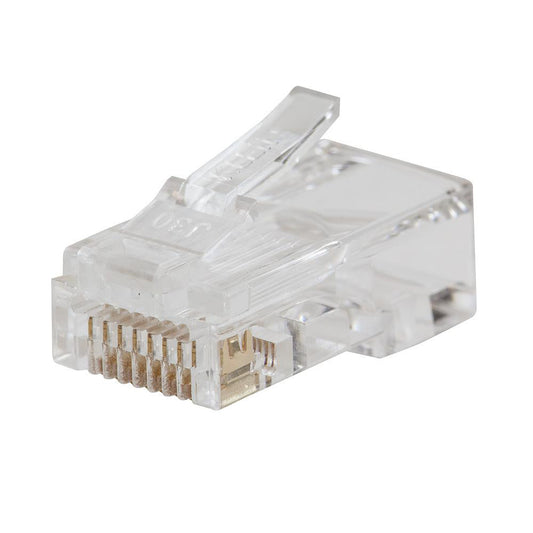 Klein Tools VDV826-703 Modular Connectors Connector Type Plug  Data Rating Cat6  Number of Positions 8  Color Clear  Number Of Wires 8.000  Shielding No