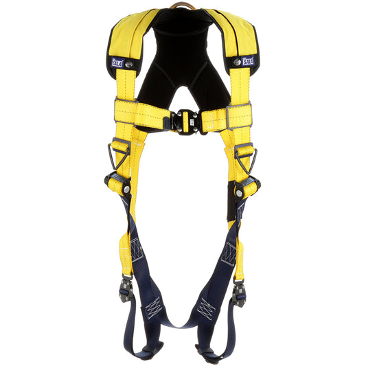 DBI-SALA 7012548233 Fall Protection Harnesses Type Full Body Harness  Size Universal  Features Back D Ring  Harness Style Vest  Leg Strap Buckle Type Quick-Connect  Chest Strap Buckle Type Quick-Connect