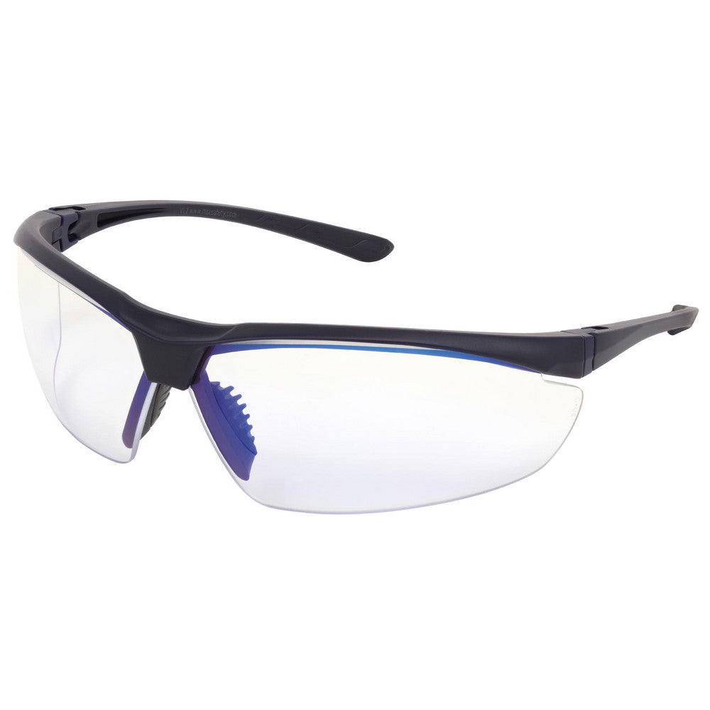 MCR Safety VL210MB Safety Glasses Scratch-Resistant, Polycarbonate, Clear Lenses, Full-Framed