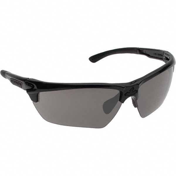 MCR Safety DM1337BDC Safety Glasses Anti-Fog & Scratch-Resistant, Polycarbonate, Black Mirror Lenses, Full-Framed