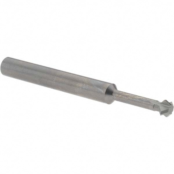 Accupro 31676166 Double Angle Milling Cutter 90 &deg, 1/4" Cut Dia, 1/8" Cut Width, 1/4" Shank Dia, Solid Carbide