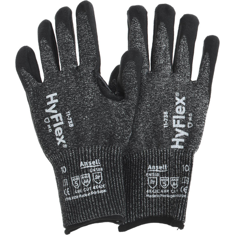 Ansell 11738100 Series 11-738 Cut, Puncture & Abrasive-Resistant Gloves Size XL, ANSI Cut A4, ANSI Puncture 0, Nitrile & Polyurethane, Nylon