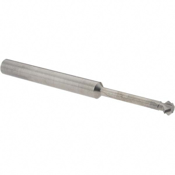 Accupro 31695273 Double Angle Milling Cutter 90 &deg, 1/4" Cut Dia, 1/8" Cut Width, 1/4" Shank Dia, Solid Carbide