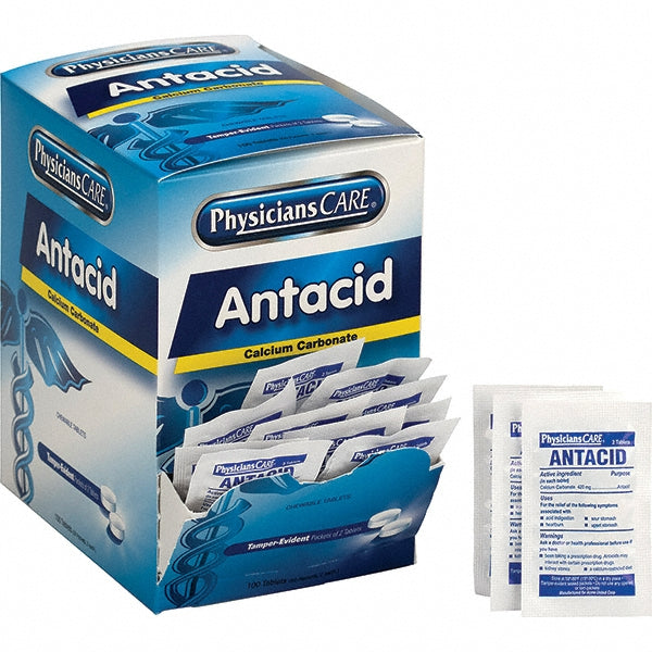 First Aid Only 90089 Antacids & Stomach Relief Tablet