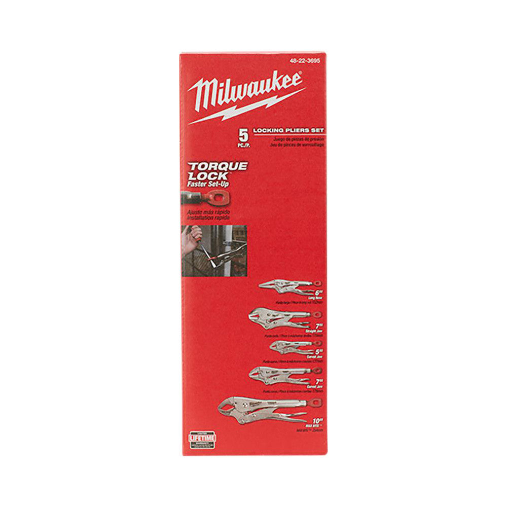 Milwaukee Tool 48-22-3695 Plier Set 5 Pc