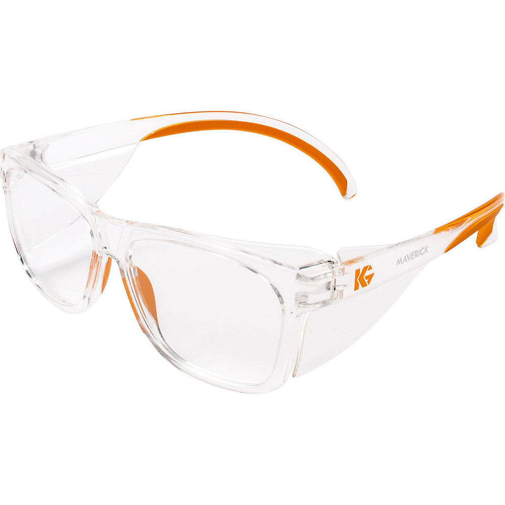 KleenGuard 49301 Safety Glass KleenVision Anti-Fog & Anti-Static, Polycarbonate, Smoke Lenses, Full-Framed, UV Protection