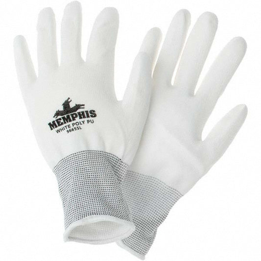 MCR Safety 96655L Work Gloves MCR Safety 96655, Size Large, Polyurethane-Coated Polyester, General Purpose