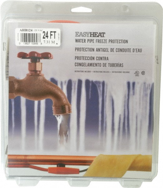 EasyHeat AHB-124 24' Long, Preassembled, Fixed Length, Fixed Wattage, Protection Heat Cable