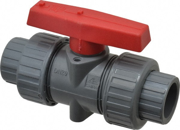 Simtech TBB 302 1 007 True Union Manual Ball Valve 3/4" Pipe, Full Port