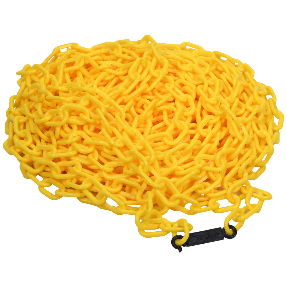 PRO-SAFE CH-YLW-100B-HD Heavy-Duty Chain Plastic, Yellow, 100' Long, 2" Wide
