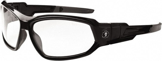 Ergodyne 56003 Safety Glasses Anti-Fog & Scratch-Resistant, Polycarbonate, Clear Lenses, Full-Framed