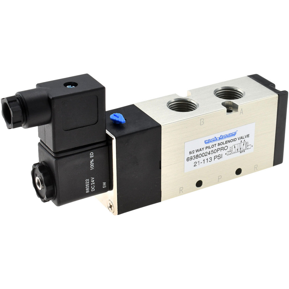 Pro-Source 6938002450PRO Stacking Solenoid Valve Internal Pilot, 5-Way, 2 Position, Spring Return