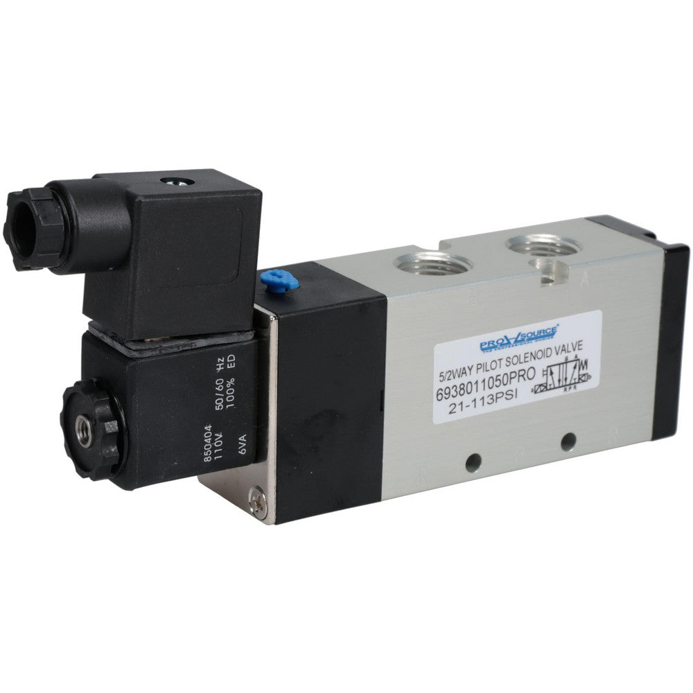 Pro-Source 6938011050PRO Stacking Solenoid Valve Internal Pilot, 5-Way, 2 Position, Spring Return